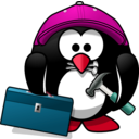 download Craftsman Penguin clipart image with 315 hue color