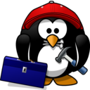 download Craftsman Penguin clipart image with 0 hue color