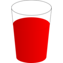 Drinking Glass With Red Punch 01