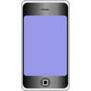 download Mobile Phone With Big Screen clipart image with 0 hue color