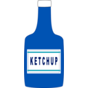 download Ketchup Bottle clipart image with 225 hue color