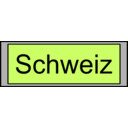 Digital Display With Schweiz Text