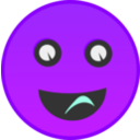 download Smiley clipart image with 225 hue color