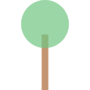 download Tree clipart image with 0 hue color