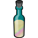 download Bottle Of Colored Sand clipart image with 0 hue color