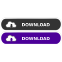 download Cloud Download Button clipart image with 270 hue color