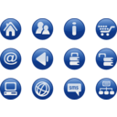 download Web Icons clipart image with 0 hue color