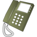 download Desk Phone clipart image with 45 hue color