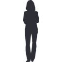 download Person Outline 4 clipart image with 45 hue color