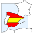 Spain Map And Flag