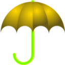 download Umbrella clipart image with 45 hue color
