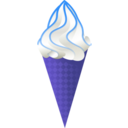 download Ice Cream Cone clipart image with 225 hue color