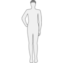 Male Body Silhouette Front