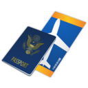 download Passport And Ticket clipart image with 0 hue color