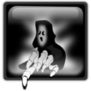 download Halloween Ghost clipart image with 0 hue color