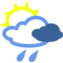 download Simple Weather Symbols clipart image with 0 hue color