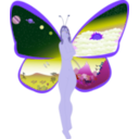 download Butterfly Life clipart image with 225 hue color