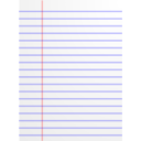 Lined Paper Icon
