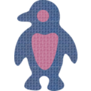 download Toy Penguin clipart image with 0 hue color