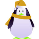 download Christmas Penguin clipart image with 45 hue color