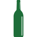 download Wine Bottle clipart image with 0 hue color