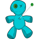 download Voodoo Doll clipart image with 135 hue color