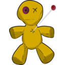 download Voodoo Doll clipart image with 0 hue color