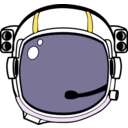 download Space Helmet clipart image with 45 hue color