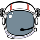 download Space Helmet clipart image with 0 hue color