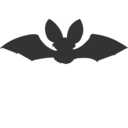 download Bat Silhouette Icon clipart image with 225 hue color
