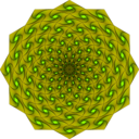 download Weaving Iris Mandala clipart image with 135 hue color