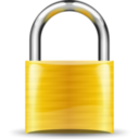 download Padlock Gold clipart image with 0 hue color