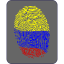 download Colombian Fingerprint clipart image with 0 hue color