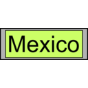 Digital Display With Mexico Text
