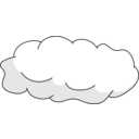 download Cloud clipart image with 225 hue color