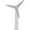 download Wind Generator clipart image with 0 hue color