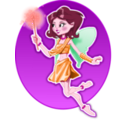 download Fairy clipart image with 315 hue color