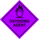 download Oxidizing Agent Sign clipart image with 225 hue color