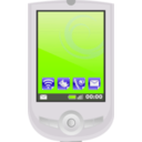 download Modern Pda With Apps clipart image with 45 hue color