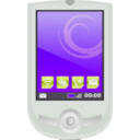 download Modern Pda With Apps clipart image with 225 hue color