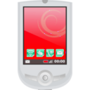 download Modern Pda With Apps clipart image with 315 hue color