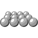 download Glossy Balls clipart image with 0 hue color