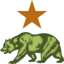 download California Star And Bear Clipart clipart image with 45 hue color