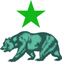 download California Star And Bear Clipart clipart image with 135 hue color