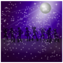 download Disco Dancers Remix 2 clipart image with 45 hue color