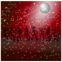 download Disco Dancers Remix 2 clipart image with 135 hue color