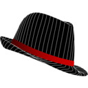 download Fedora Hat clipart image with 0 hue color