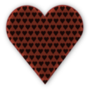 download Heart In Heart Dark clipart image with 0 hue color