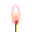 download Match Burning clipart image with 0 hue color