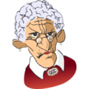 download Wrinkled Woman clipart image with 0 hue color
